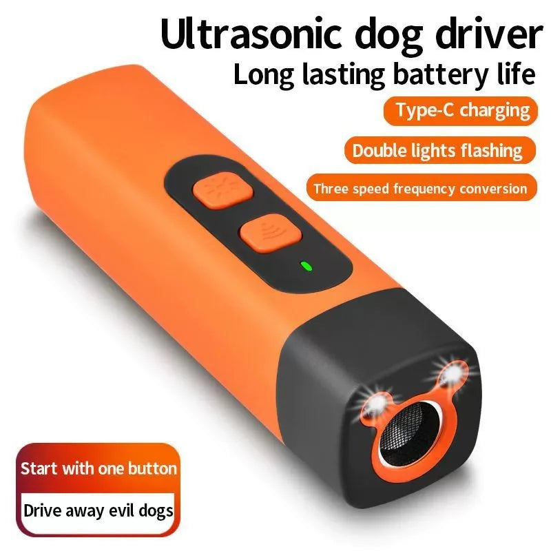 Rechargeable Ultrasonic Bark Deterrent and Dog Training Device