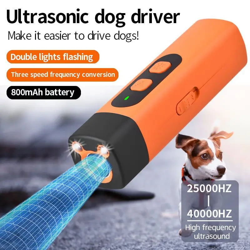 Rechargeable Ultrasonic Bark Deterrent and Dog Training Device
