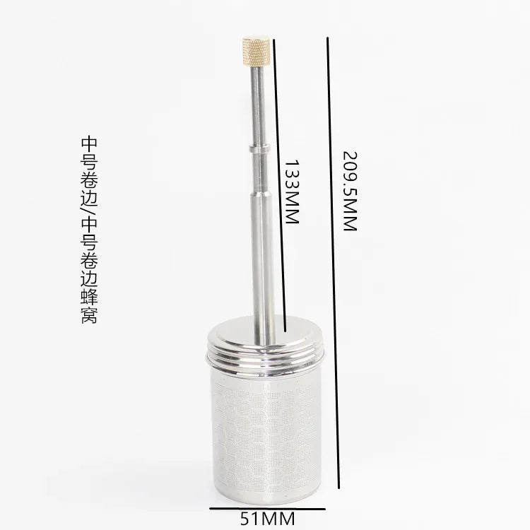 Reusable Stainless Steel Coffee and Tea Filter, Portable Travel Brewer