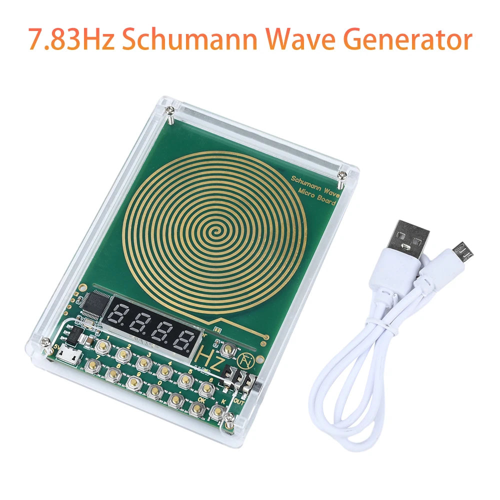 Schumann Wave Generator 7.83Hz, Adjustable 0.1Hz to 100kHz Sine Wave Signal Generator