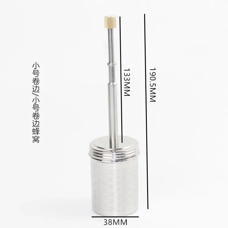 Reusable Stainless Steel Coffee and Tea Filter, Portable Travel Brewer