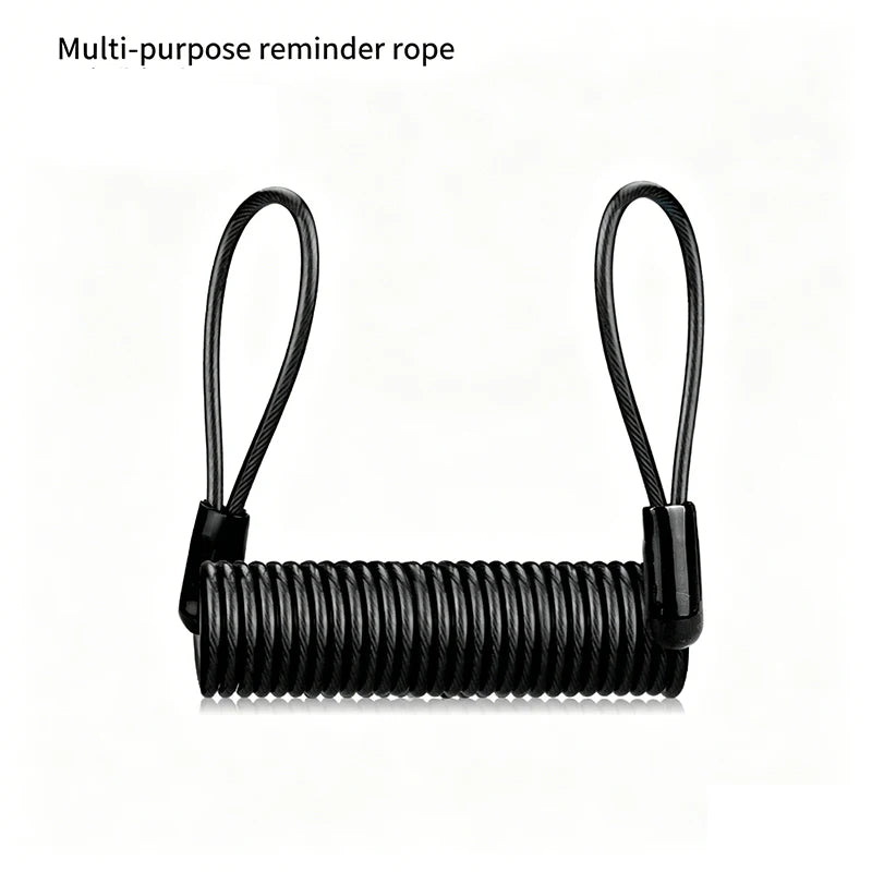 Motorcycle Disc Brake Lock with 110dB Alarm, Waterproof Aluminum Alloy