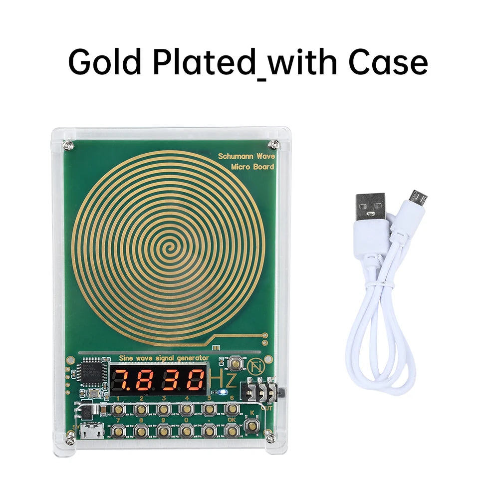 Schumann Wave Generator 7.83Hz, Adjustable 0.1Hz to 100kHz Sine Wave Signal Generator