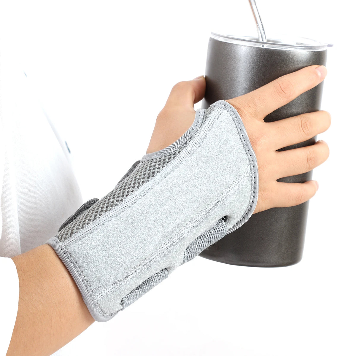 Wrist Brace with Splint, Adjustable Wrist Support