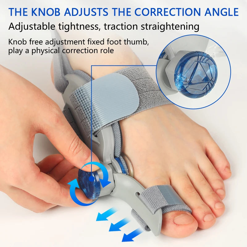 Adjustable Bunion Corrector and Big Toe Straightener