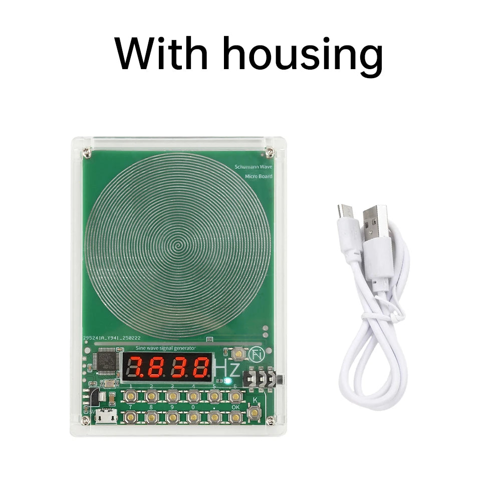 Schumann Wave Generator 7.83Hz, Adjustable 0.1Hz to 100kHz Sine Wave Signal Generator