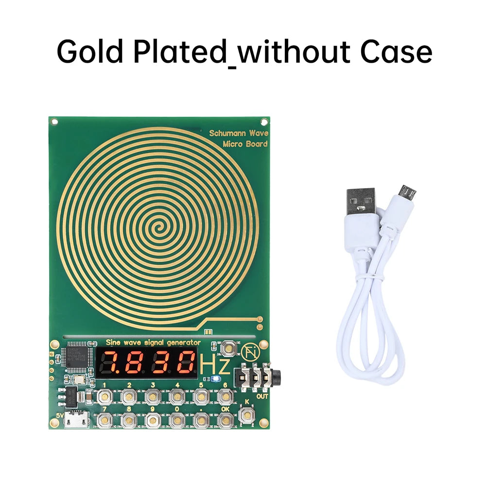 Schumann Wave Generator 7.83Hz, Adjustable 0.1Hz to 100kHz Sine Wave Signal Generator