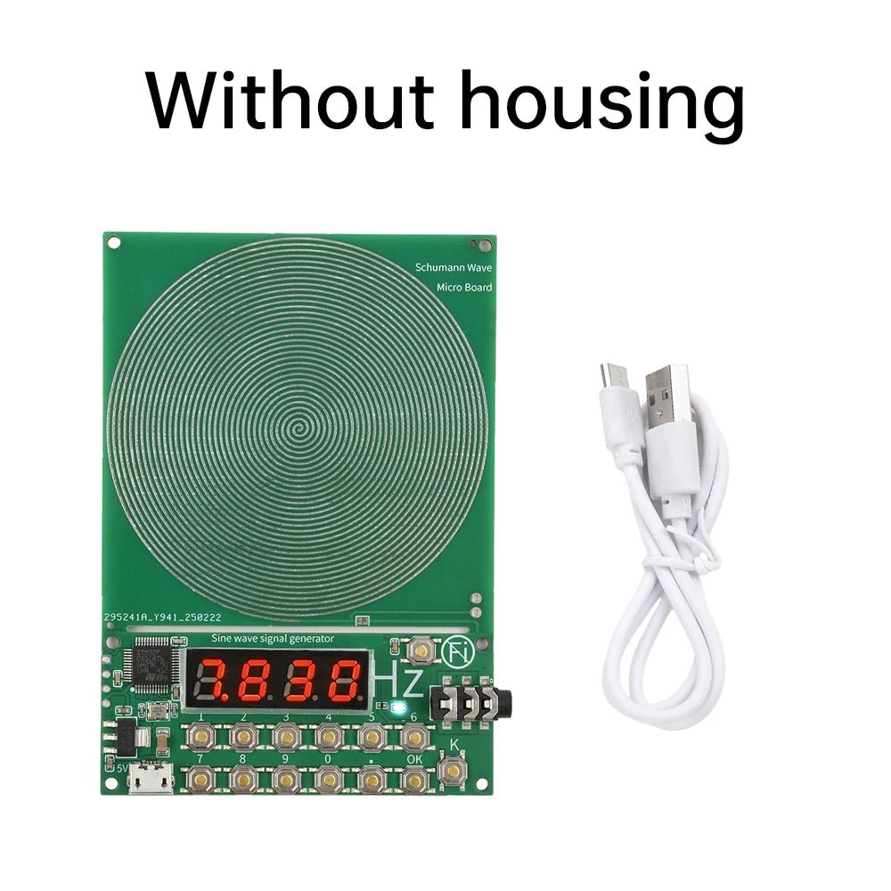 Schumann Wave Generator 7.83Hz, Adjustable 0.1Hz to 100kHz Sine Wave Signal Generator